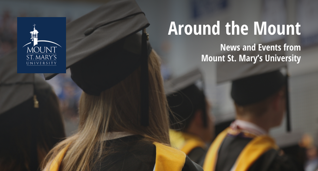 around the mount header with graduate for commencement