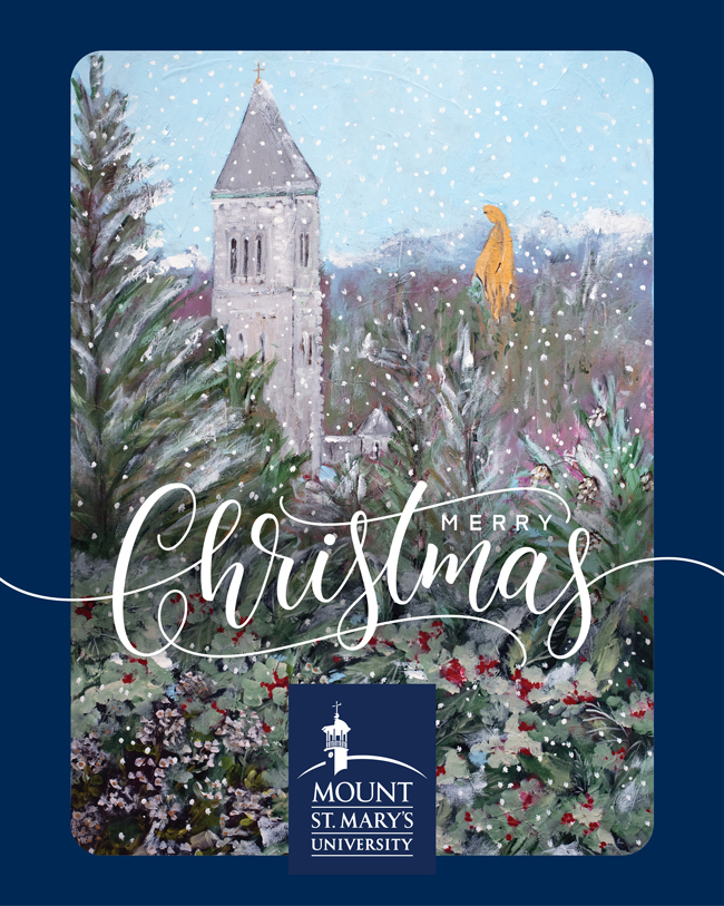 around the mount christmas card 2025