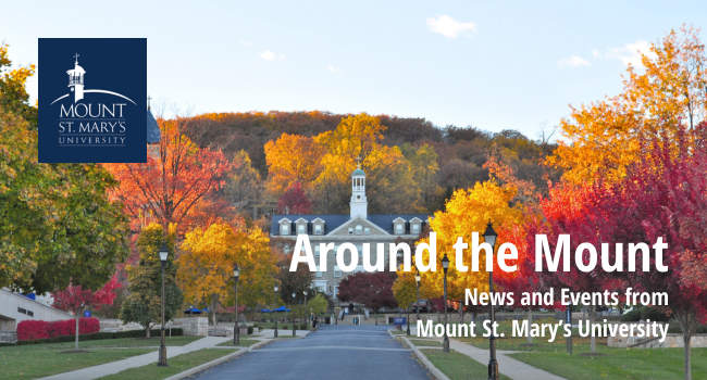 Around the Mount - news and events from Mount St. Mary's University - View of the Terrace from University Way in the fall