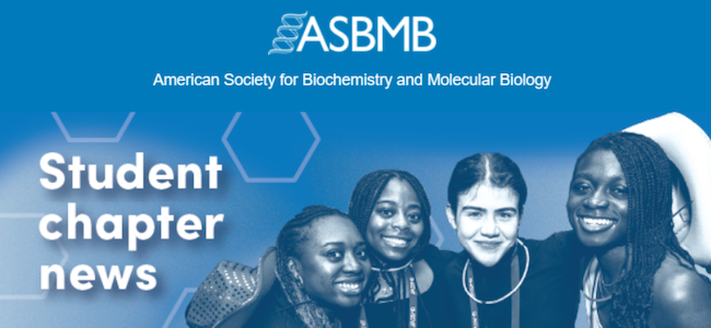 asbmb student chapter news graphic