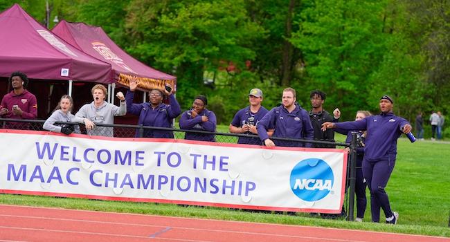 msmu track and field team at maac track and field championships