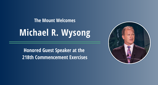 michael wysong honored guest speaker graphic