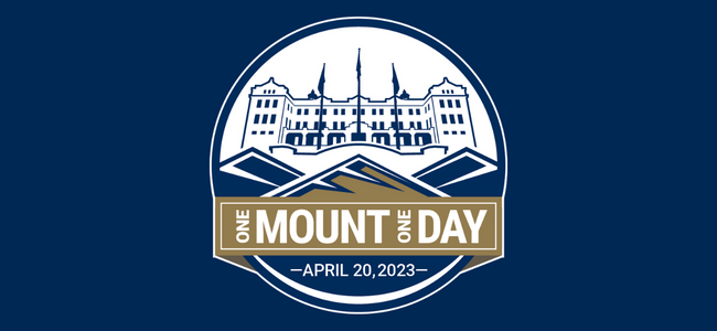 one mount. one day. logo 2023